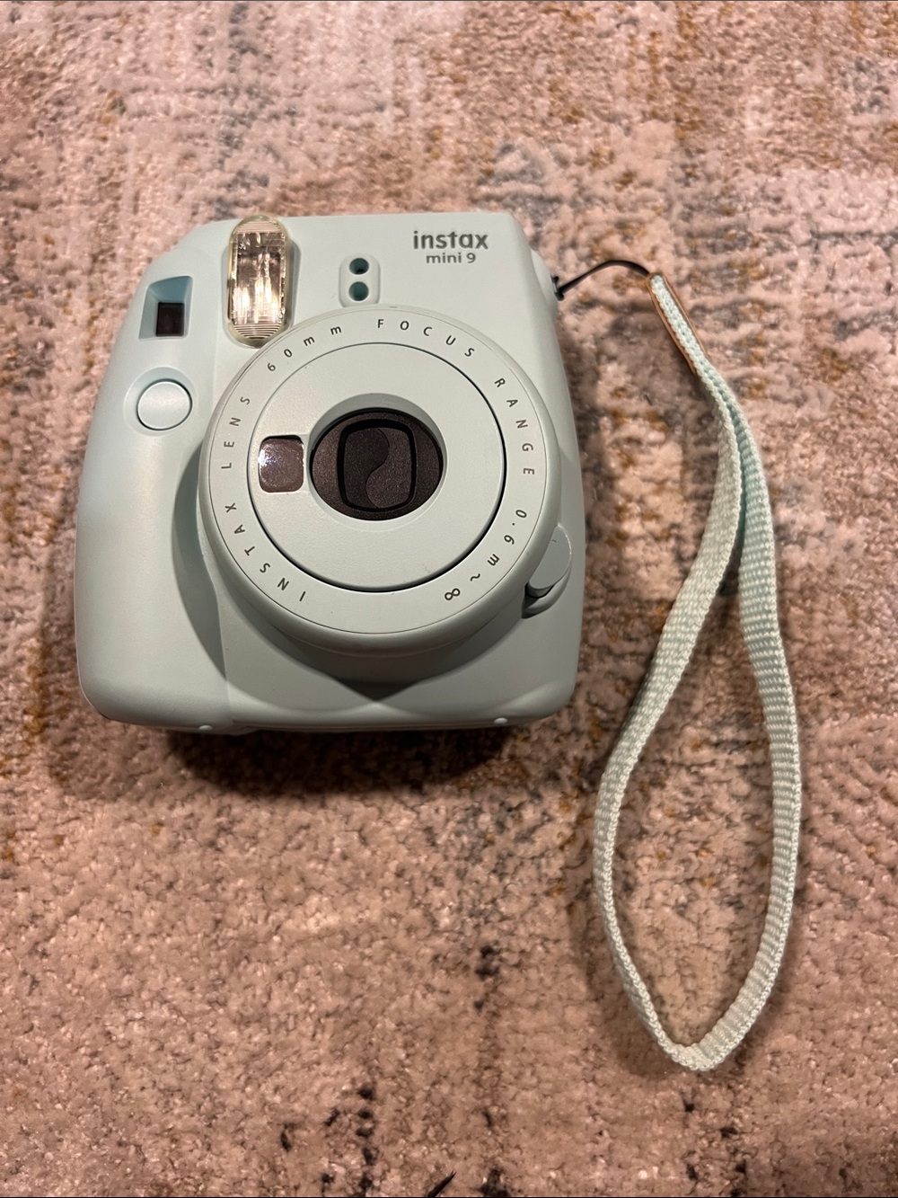 Instax Mini 9 Instant Camera - Mint with loaded film